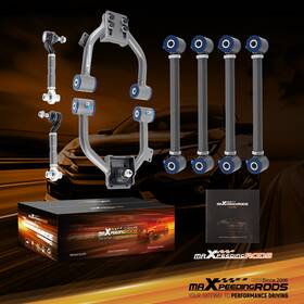 C9u8wz Maxpeedingrods 8x Adjustable Front And Rear Camber Arms For 03-07 Honda Accord 2004-08 Acura Tsx
