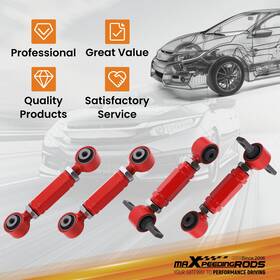 D6eb1a Maxpeedingrods Adjustable Rear Camber Toe Arms Alignment Set For Honda Civic 88-00 Cr-v 97-01
