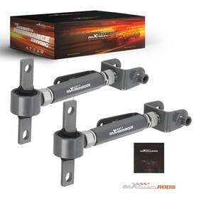 E43oai Maxpeedingrods 2x Adjustable Rear Camber Kit For 02-06 Acura Rsx 01-05 Honda Civic Dx Ex Hx Lx