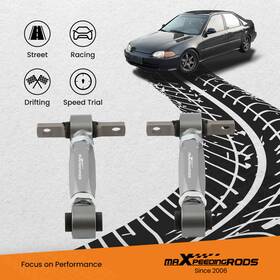 F38byv Maxpeedingrods Suspension Adjustable Rear Upper Camber Arm Kit For Acura Integra 90-01 Civic 92