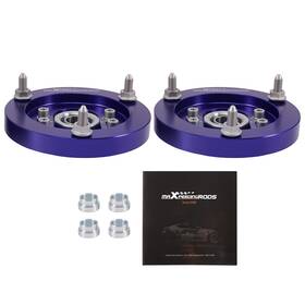Maxpeedingrods F5sqgl Pair Front Camber Plate Top Hats For Bmw E46 3 Series 325xi 330xi M3 1998-2005