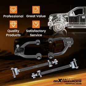 J3rof1 Maxpeedingrods Adjustable Front Upper Rear Camber Arm Kit For 08-12 Honda Accord