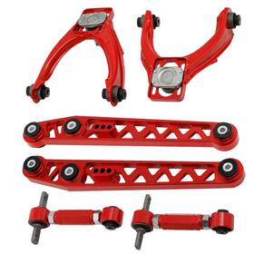 J46x93 Maxpeedingrods Front And Rear Control Arms Adjustable Camber Kits For Honda Civic 1996 1997-00