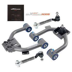 J6y70l Maxpeedingrods Adjustable Front Upper Control Rear Camber Arms Kit For Acura Tsx 2004-08 Accord
