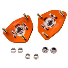 Jzdey5 Maxpeedingrods Pillow Ball With Camber Plate Front Top Mounts For Nissan S13 S14 S15 200sx 240sx