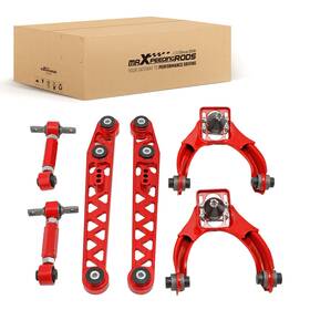 K8tgeh Maxpeedingrods Lower Control Arm Front And Rear Adjustable Camber Kit For 96-00 Honda Civic