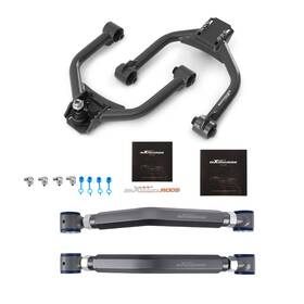 Maxpeedingrods Kqjxm3 Front And Rear Upper Control Arm Camber For Dodge Charger Rwd 06-23