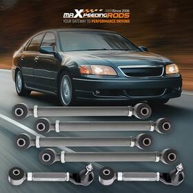 Lmv52f Maxpeedingrods 6x Rear Upper Lower Camber Arms Kit For 2003-2007 Honda Accord 04-08 Acura Tsx
