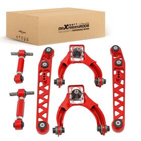 M1e6d2 Maxpeedingrods Front Upper Control Arm Rear Lower Camber Kit For 96-00 Honda Civic