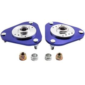 M4gr1h Maxpeedingrods 2 Pcs Front Coilover Camber Plates Top Hat For Toyota Celica 2000-2006 Blue