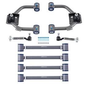 Me0sk5 Maxpeedingrods Adjustable Front Upper Control Arm Rear Camber Kit For 2003-2007 Honda Accord