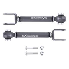 Mq16z0 Maxpeedingrods Pair Adjustable Rear Toe Arms With Rubber Bushing For 2015-2023 Ford Mustang