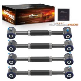 P96klg Maxpeedingrods 4pcs Adjustable Alignment Rear Camber Toe Arms Kit For 1998-2002 Honda Accord