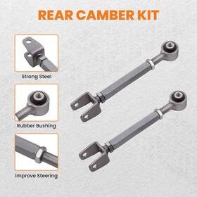 Peg5bh Maxpeedingrods Rear Camber / Toe Adjustable Kit For Nissan 370z 2009-2016 Infiniti G35 G37