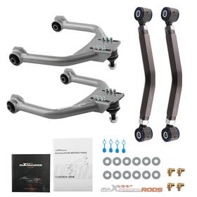 Pn3zks Maxpeedingrods Front And Rear Upper Control Arm Camber For Dodge Charger Rwd 06-23