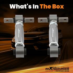 Q9kyxh Maxpeedingrods 2x Rear Adjustable Upper Camber Arm For Honda Civic Eg 88-00 Acura Integra 90-01