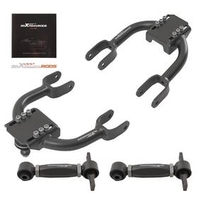 Qc1m3h Maxpeedingrods Front Upper Control Arm And Rear Camber Kit For Honda Civic Del Sol 93-97 Integra