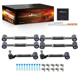 Qora5c Maxpeedingrods Alignment Rear Upper Lower Camber Toe Arm Adjustable For Honda 1998-2002 Accord