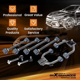 R13a8t Maxpeedingrods 8x Adjustable Front Rear Camber Arms For 2003-07 Honda Accord 04-08 Acura Tsx