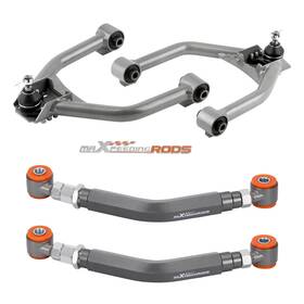 S8owz5 Maxpeedingrods Adjustable Camber Front Rear Control Arms With Ball Joints For Dodge Charger