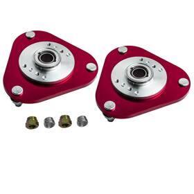 Sh52cw Maxpeedingrods 2 Piece Lh Rh Front Mount Camber Plates Coil Top Hat For Toyota Celica 2000-2006