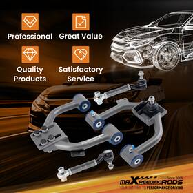 T95hyn Maxpeedingrods Adjustable Front Rear Camber Arm Kit For Honda Accord 03-07 / Acura Tsx 04-08