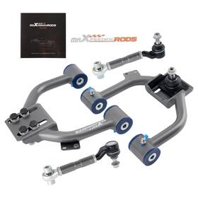 Tfzsg9 Maxpeedingrods Adjustable Front Upper Control Rear Camber Arms Kit For Acura Tsx 2004-08 Accord