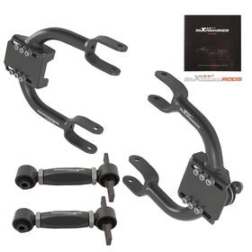 U56cav Maxpeedingrods Front Upper Control Arm And Rear Camber Kit For Honda Civic Del Sol 93-97 Integra