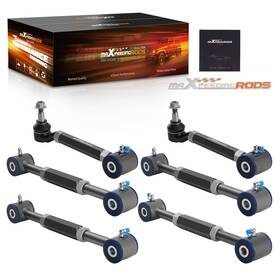 Uoxmd7 Maxpeedingrods 6x Adjustable Rear Camber Toe Arm Alignment Kit For Honda Accord 1998-2001 2002