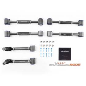 Maxpeedingrods Vb1rz7 Set Of 6 Adjustable Rear Camber Toe Arms For Honda Accord 1998 1999 2000-2002