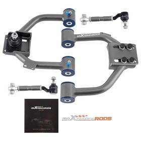 Wfkt4r Maxpeedingrods 4x Front Upper Rear Camber Control Arm For Honda Accord 03-07 Acura Tsx 04-08