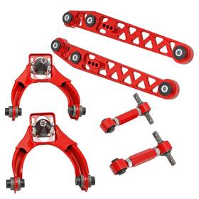 Ylbug3 Maxpeedingrods Front Upper Control Arm Rear Lower Camber Kit For 96-00 Honda Civic
