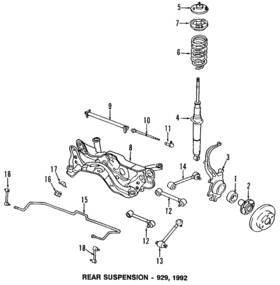 8ah2-32-280 Mazda Genuine Outer Tie Rod
