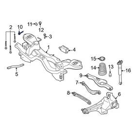 Bp4k2866zb Mazda Oe For Cx-7 07-12 Alignment Camber Adjusting Eccentric Bolt