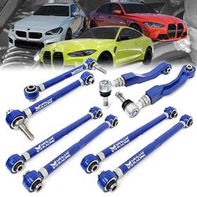 Mrc-bm-0510 Megan Racing 8pcs Rear Upper&lower Toe/trailing/camber Arm Kit For M2 M3 M4 G87/g80/g82