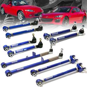 Mrs-mz-1410 Megan Racing Rear Camber/lateral/toe/traction/trailing Arms For Mx-5 Miata Nc/rx-8 Se3p