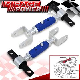 Ck-2004bl-520-o9 Miragepower2008 For 02-05 Civic Si / 02-06 Rsx Rear Adjustable Alignment Camber Toe Arm Kit Blue