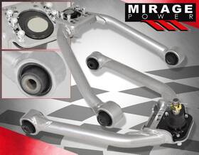 Ck-2010sl-797-f3 Miragepower2008 For 03-09 350z G35 V35 Silver Adjustable Front Control Arm Correction Camber Kit