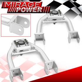 Ck-2016sl-472-o7 Miragepower2008 For 92-95 Civic Del Sol Front Upper Tubular A-arms Adjustable Camber Kit Silver
