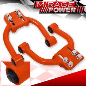 Ck-2017oj-8a5s8 Miragepower2008 For 96-00 Civic Ek Dx Ex Si Jdm 2pc Front Upper Adjustable Arm Camber Kit Orange