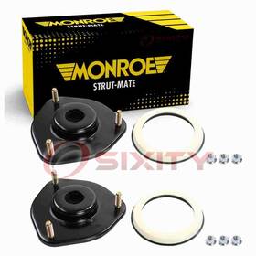 C132 Monroe Shocks & Struts Strut-mate 55-53 2 Pc Front Suspension Mounts For 2000-2004 Volvo S40 Qw