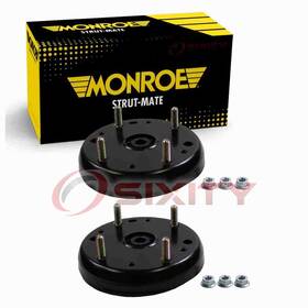 C407 Monroe Shocks & Struts Strut-mate 5-67 2 Pc Rear Suspension Mounts For 2000-2008 Jaguar Mh