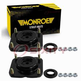 C411 Monroe Shocks & Struts Strut-mate 26-58 2 Pc Front Suspension Mounts For 2002-2003 Mazda La