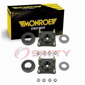C482 Monroe Shocks & Struts Strut-mate 71-21 2 Pc Front Suspension Mounts For 2001-2011 Mazda Mh