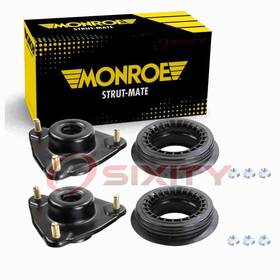 Sx-2cqe Monroe Shocks & Struts Strut-mate 2 Pc Front Suspension Mounts For 2011-2016 Kia Sg