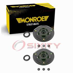 Sx-srg1 Monroe Shocks & Struts Strut-mate 2 Pc Front Suspension Mounts For 2001-2003 Chrysler Yy