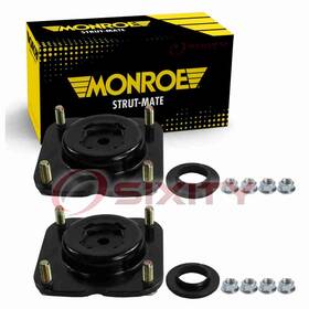 Sx-ya5t Monroe Shocks & Struts Strut-mate 2 Pc Front Suspension Mounts For 1999-2003 Mazda Or