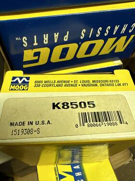 K8505 Moog 080066190884 Usa Automotive Suspension Alignment Caster Camber Kit 3/4 Degreerwd