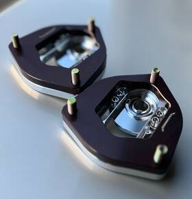 Mk1-es330-fcp-dd Mookeeh Double Decker Adjustable Front Top Plates For Lexus Es300 Es330 Camry