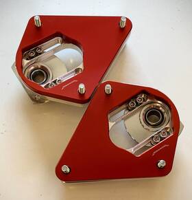 Mk1-sentra-fcp-mg Mookeeh Mega Series Adjustable Camber Plates For 20 B18 Nissan Sentra